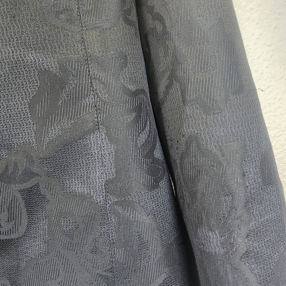 Armani collezioni woman floral Embossed black blazer size 8 - Picture 6 of 15